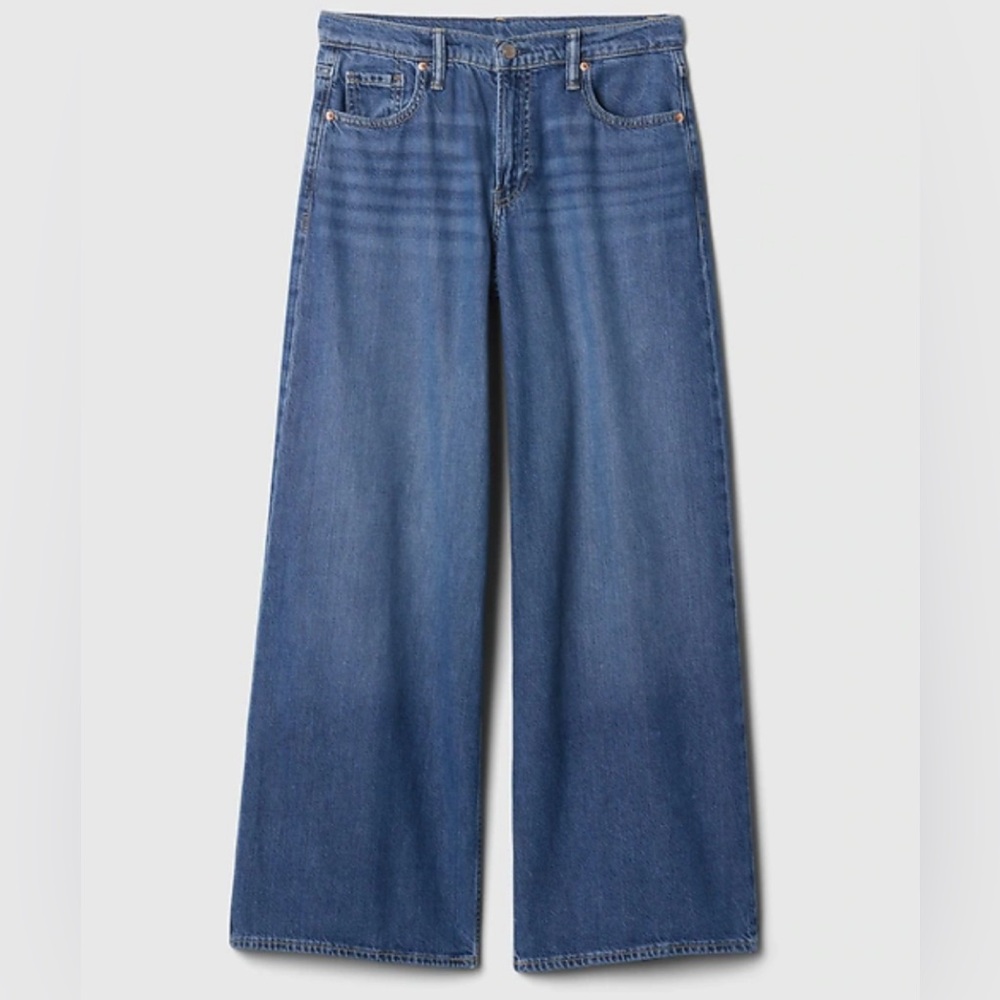 NWT Gap Baggy Jeans, size 00/24S wide leg